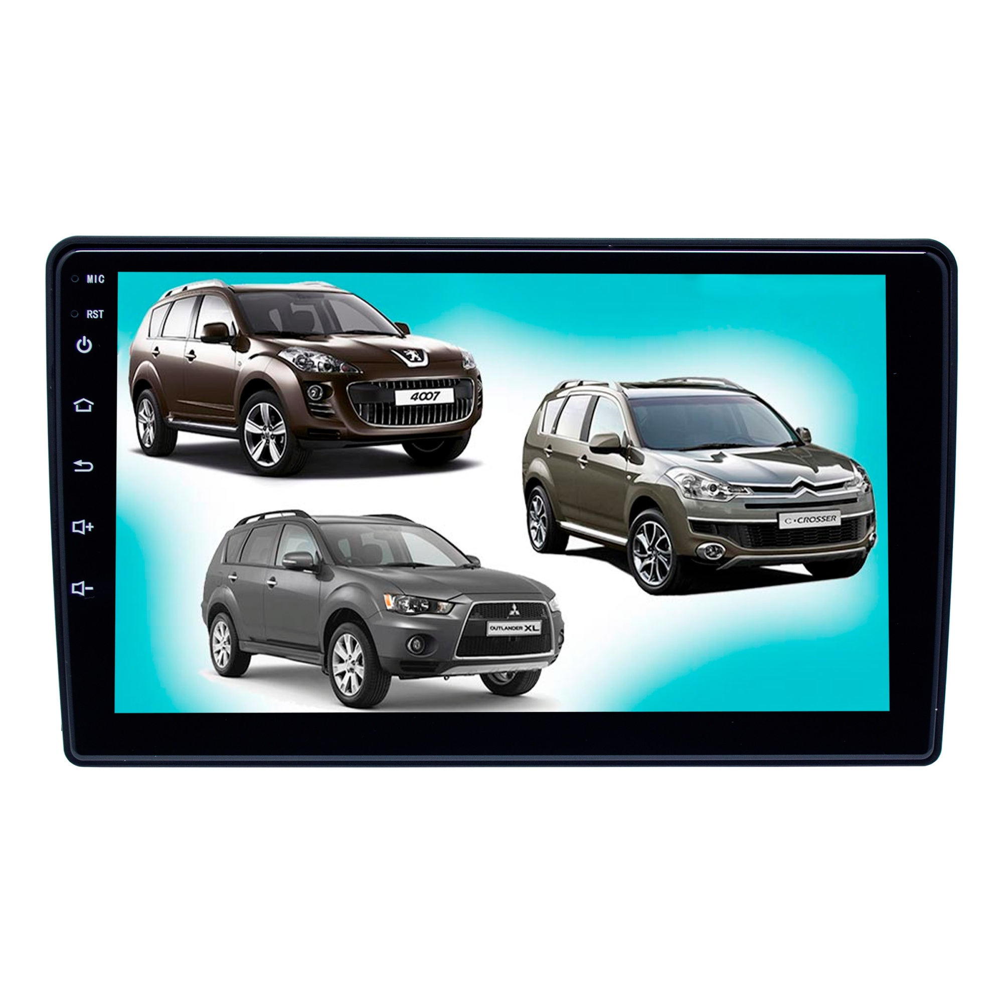 Штатная магнитола 8 дюймов для MMC Outlander, Peugeot 4007 LeTrun 3796-5013  (крутилки) IN Android 11