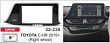 CARAV 22-238 (9 дюйм монтажная рамка для а/м TOYOTA C-HR 2016+ (руль справа / Ver.1)